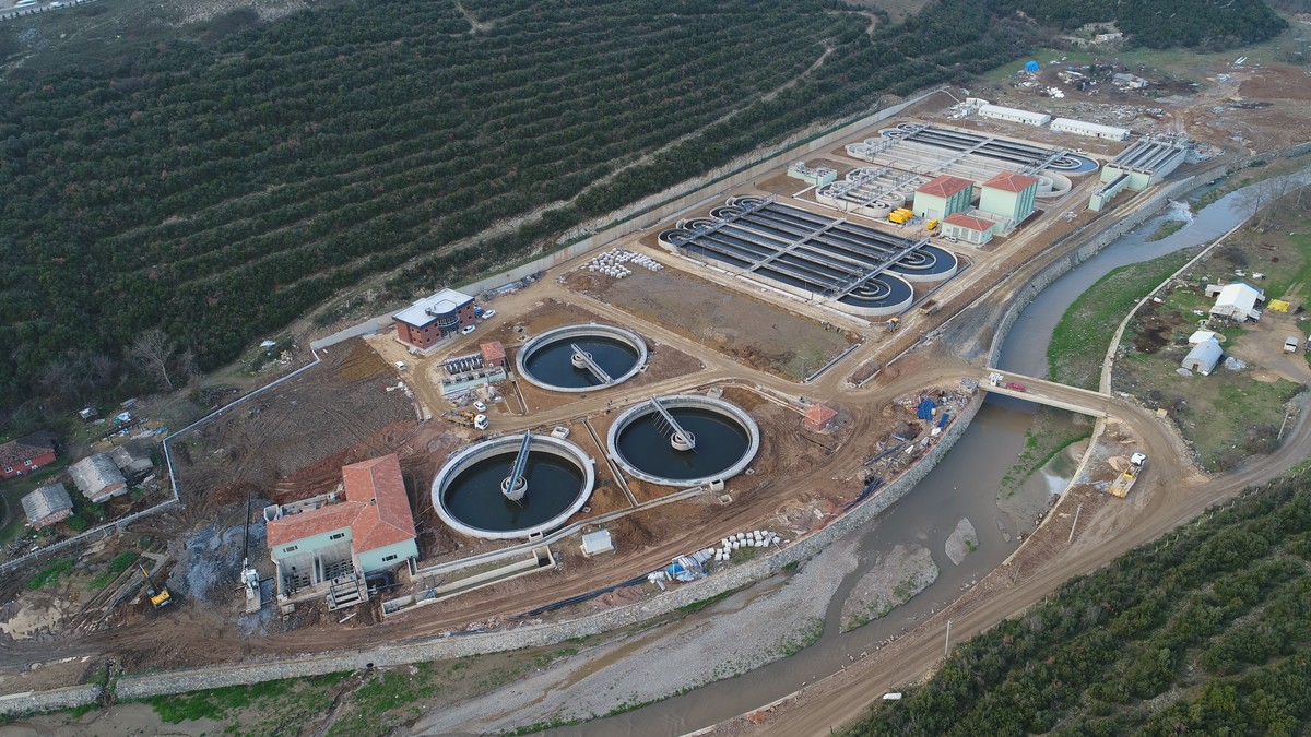 Dilovası İleri Biyolojik Atıksu Arıtma Tesisi İnşaatı