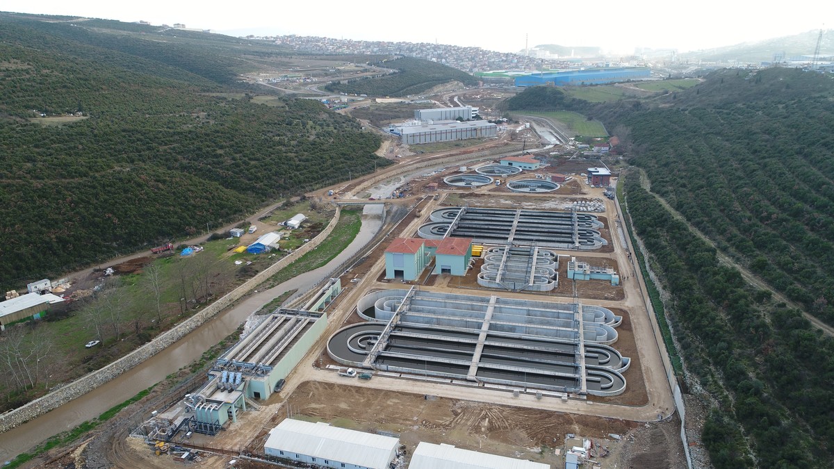 Dilovası İleri Biyolojik Atıksu Arıtma Tesisi İnşaatı