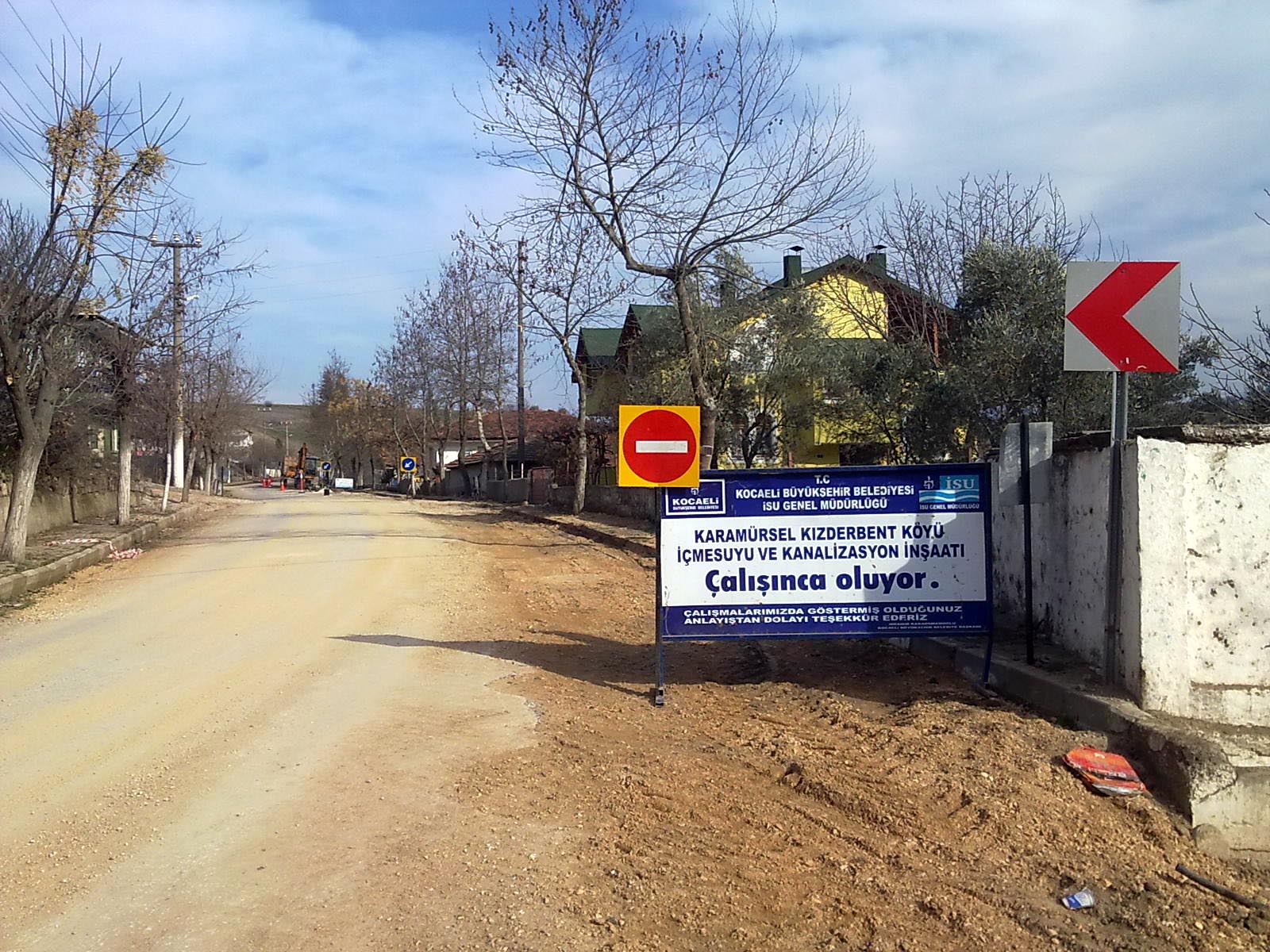 KARAMÜRSEL KIZDERBENT MODERN ALTYAPIYA KAVUŞTU