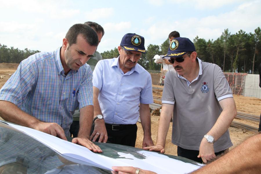 KOCAELİ MİLLETVEKİLİ İLYAS ŞEKER, İSU´DA İNCELEMELERDE BULUNDU
