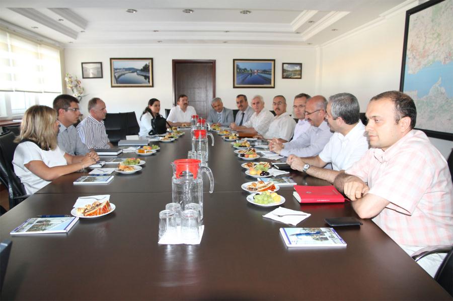 BUSKİ GENEL MÜDÜRÜ´NDEN ZİYARET