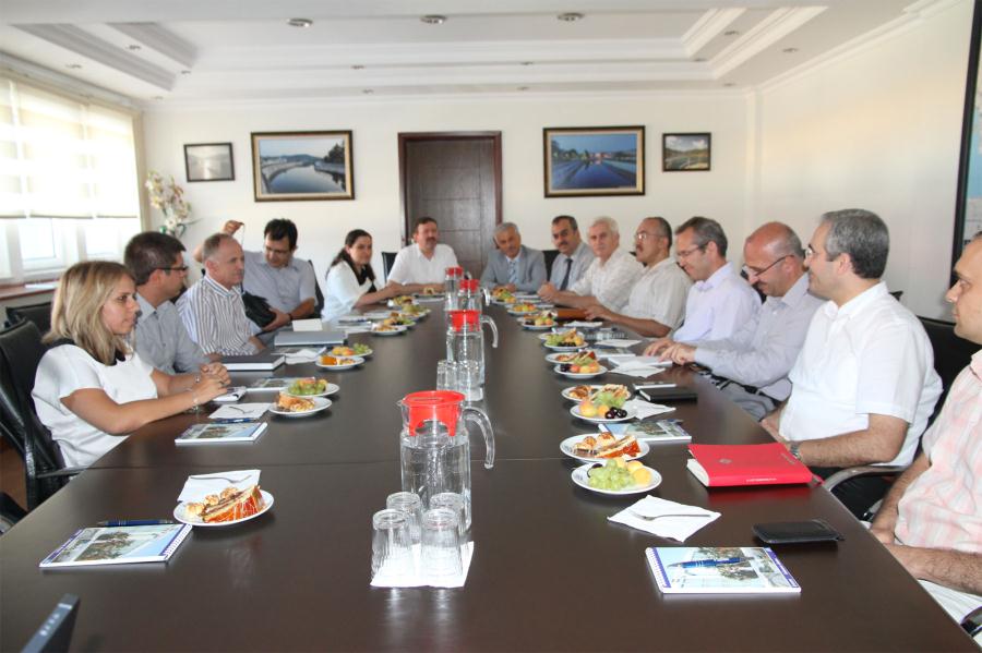 BUSKİ GENEL MÜDÜRÜ´NDEN ZİYARET