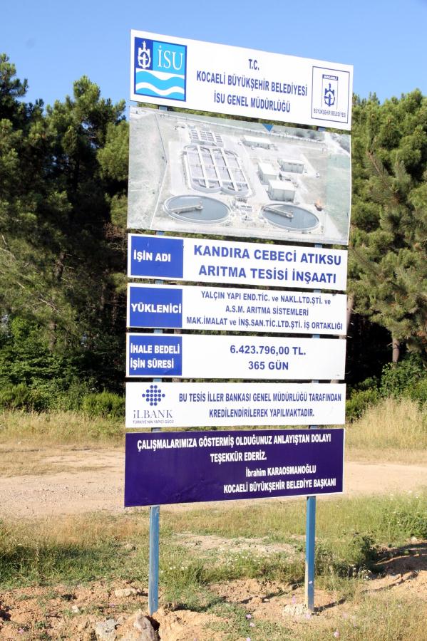 CEBECİ ATIKSU ARITMA TESİSİ,KANDIRA´NIN SAHİLLERİNİ KİRLİLİKTEN ARINDIRACAK