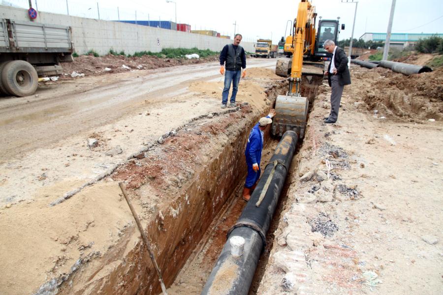 GEBZE DE 500 MM ÇAPINDAKİ İÇMESUYU HATTI YENİLENİYOR