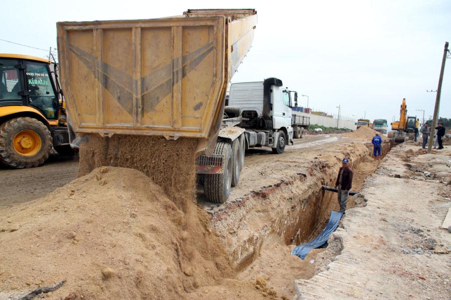 GEBZE DE 500 MM ÇAPINDAKİ İÇMESUYU HATTI YENİLENİYOR
