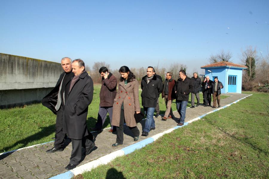 KÖY MUHTARLARI İSU TESİSLERİNİ GEZDİ