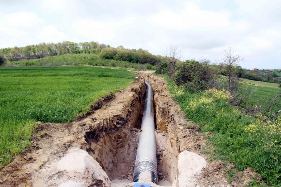 NAMAZGAH BARAJI İÇMESUYU İSALE HATLARI YAPILIYOR