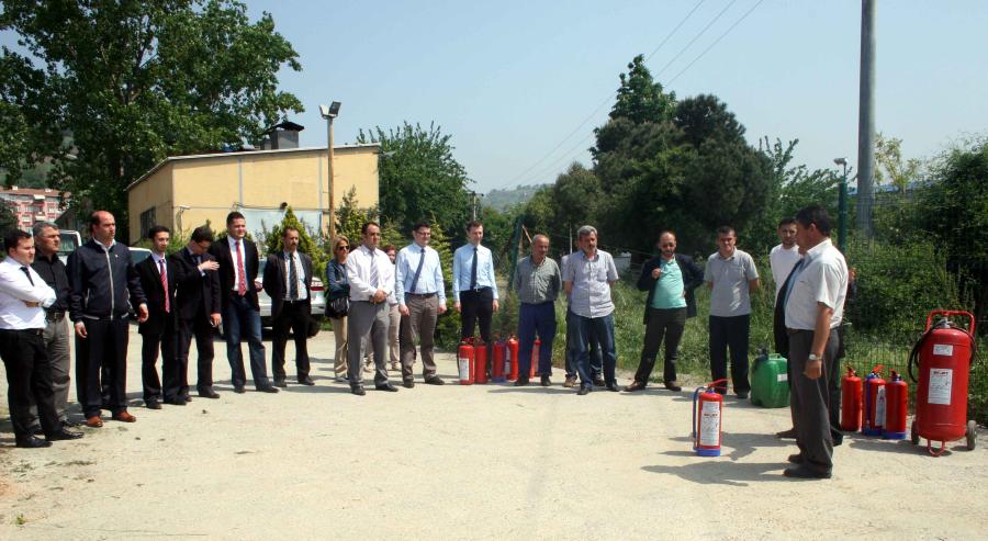 PERSONELE YANGIN EĞİTİMİ VERİLDİ