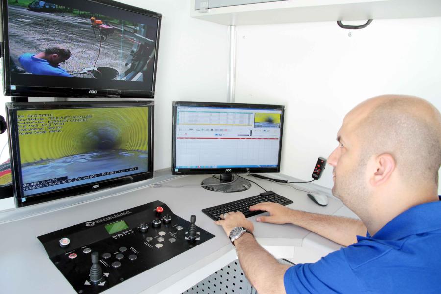 KANAL TEMİZLEME ROBOTLARI İŞBAŞINDA