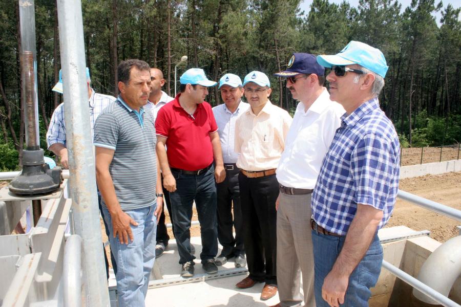 SAKARYA SASKİ YÖNETİCİLERİ İSU PROJELERİNİ YERİNDE İNCELEDİ.