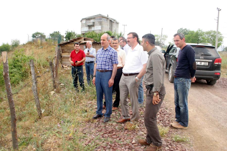 SAKARYA SASKİ YÖNETİCİLERİ İSU PROJELERİNİ YERİNDE İNCELEDİ.