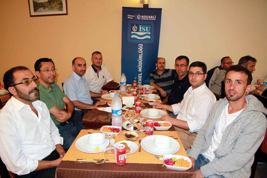 İSU, GEBZE, DARICA, DİLOVASI VE ÇAYIROVA PERSONELİNİ İFTARDA BULUŞTURDU