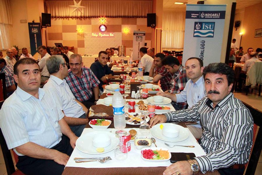 İSU, GEBZE, DARICA, DİLOVASI VE ÇAYIROVA PERSONELİNİ İFTARDA BULUŞTURDU