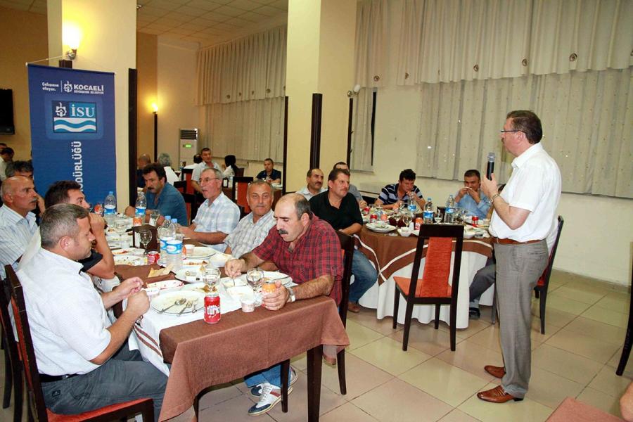 İSU, GEBZE, DARICA, DİLOVASI VE ÇAYIROVA PERSONELİNİ İFTARDA BULUŞTURDU