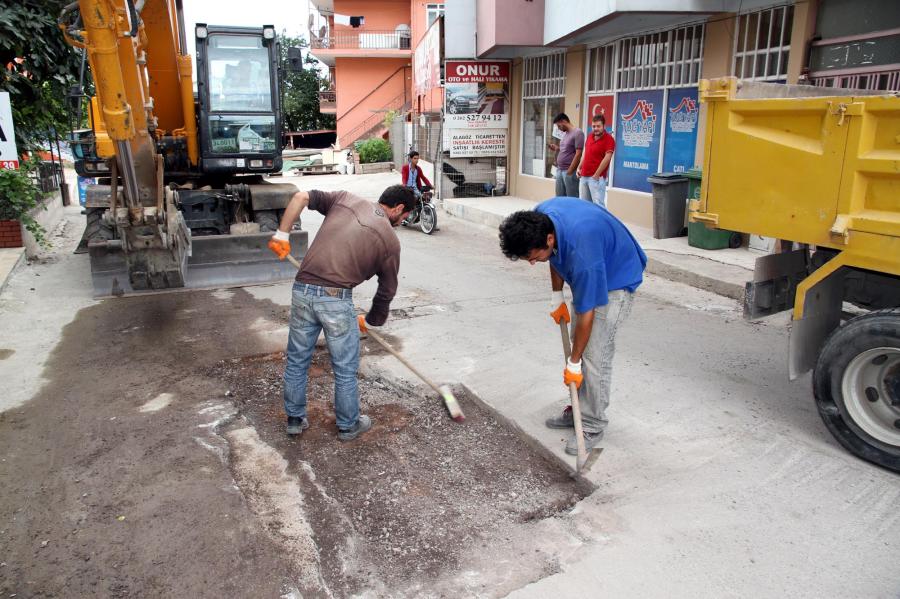 ARIZA SONRASI ASFALT TAMİRİ YAPIYORUZ