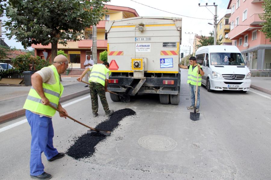 ARIZA SONRASI ASFALT TAMİRİ YAPIYORUZ