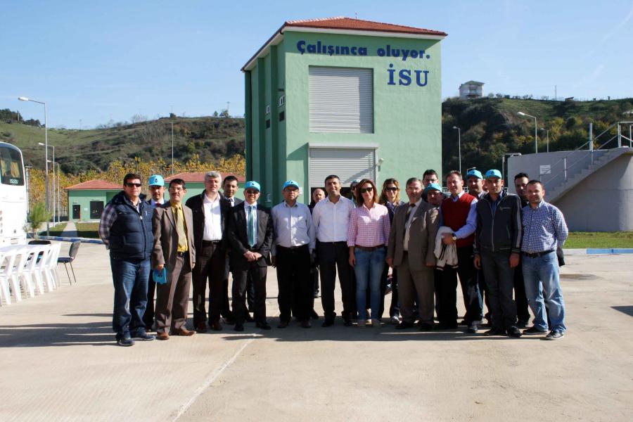 İSU PERSONELİ KANDIRA YATIRIMLARINI GEZDİ