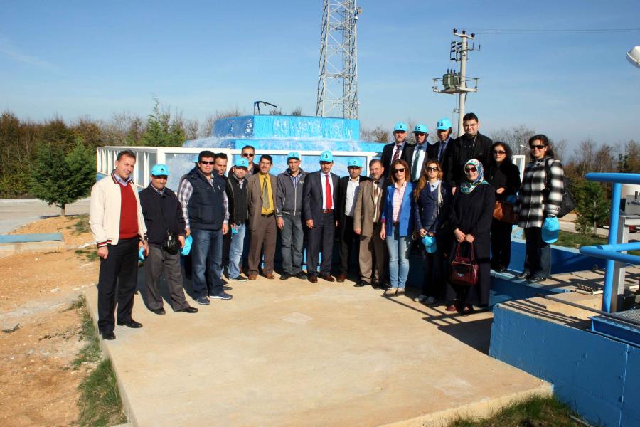 İSU PERSONELİ KANDIRA YATIRIMLARINI GEZDİ