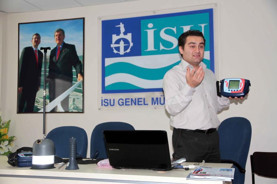 İSU KAYIP KAÇAK İÇİN YER ALTINI DİNLİYOR
