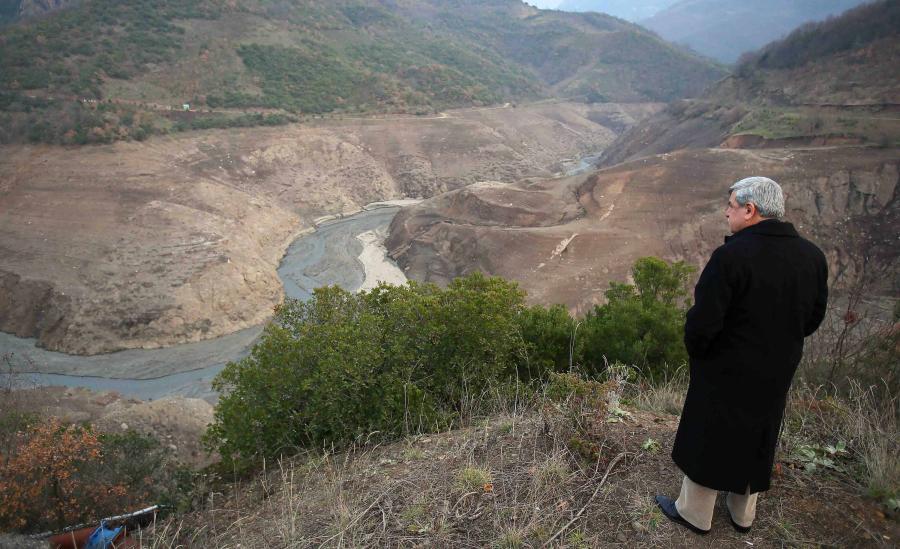 BAŞKAN, BARAJDA İNCELEME YAPTI