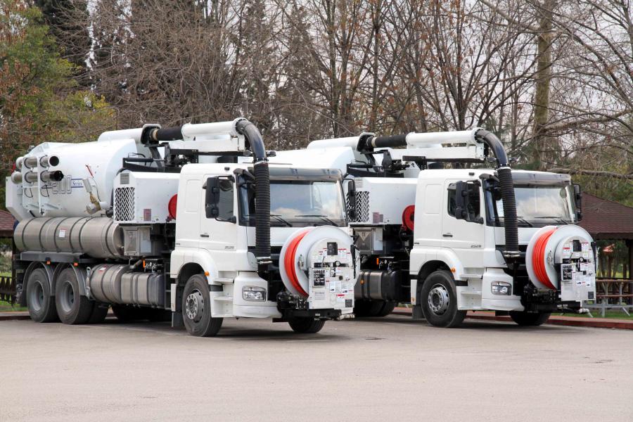 2 ADET KOMBİNE KANAL TEMİZLEME ARACI İŞLETMEYE ALINDI