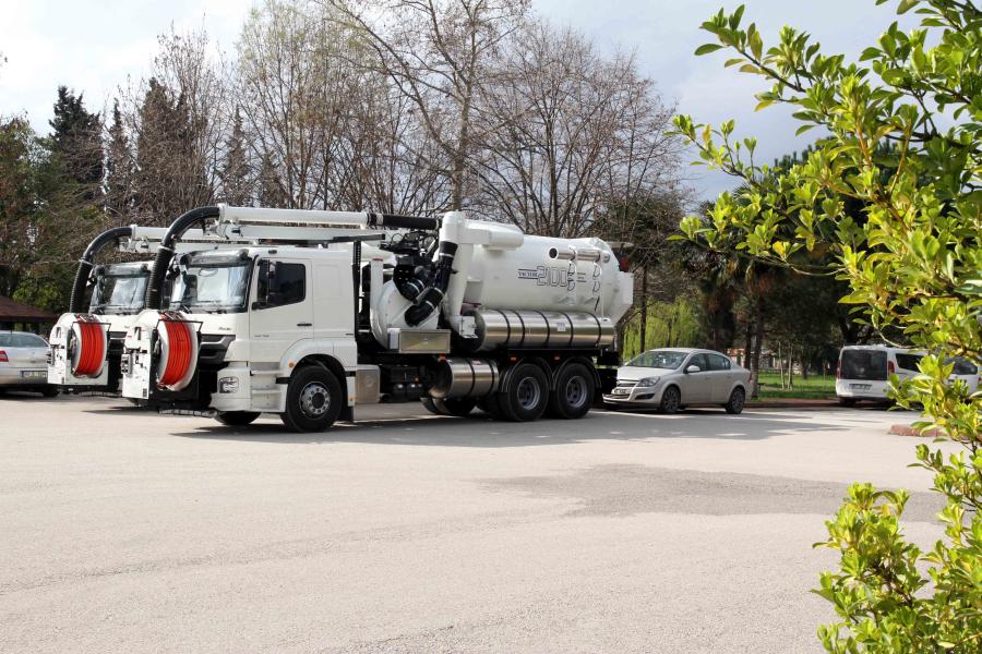 2 ADET KOMBİNE KANAL TEMİZLEME ARACI İŞLETMEYE ALINDI