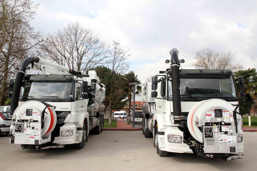 2 ADET KOMBİNE KANAL TEMİZLEME ARACI İŞLETMEYE ALINDI