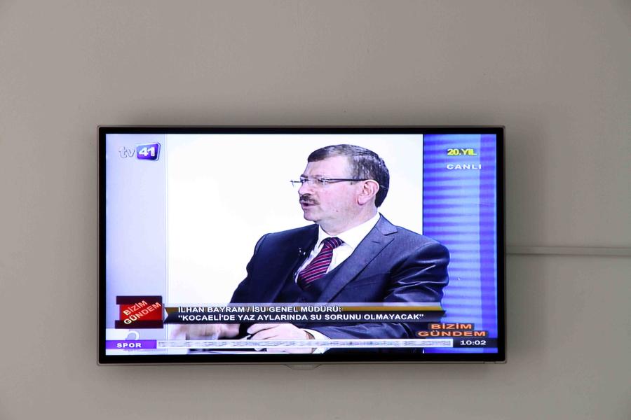 ULUSAL VE YEREL TV KANALLARINDA SUYUN DURUMUNU ANLATTI