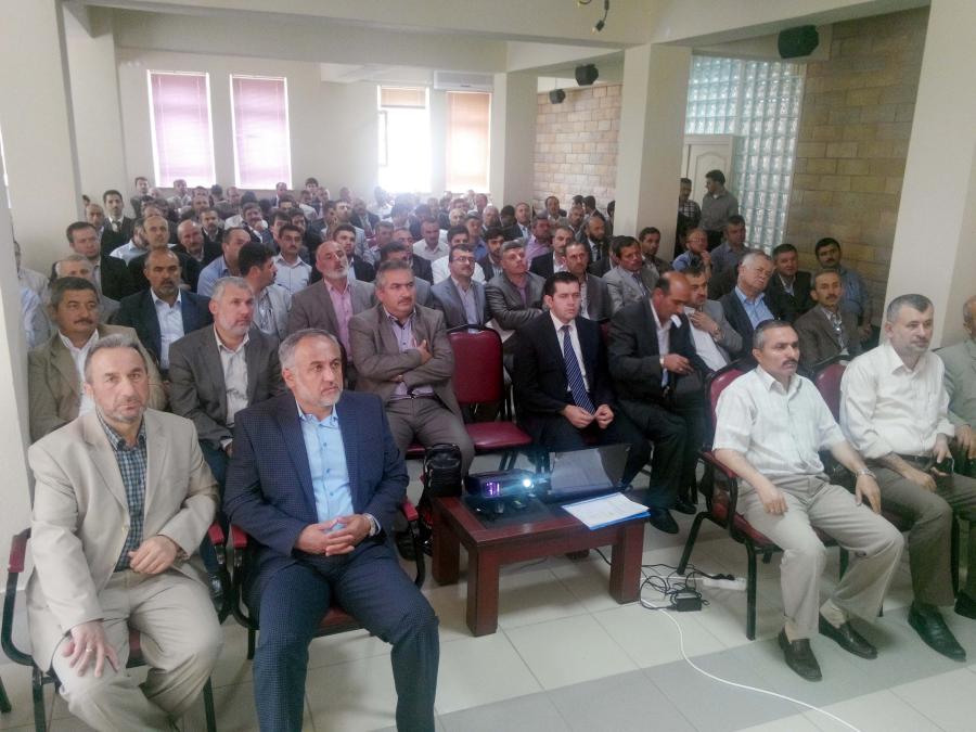 DİN GÖREVLİLERİNE SUYUN DURUMU VE KURAKLIĞI ANLATILDI