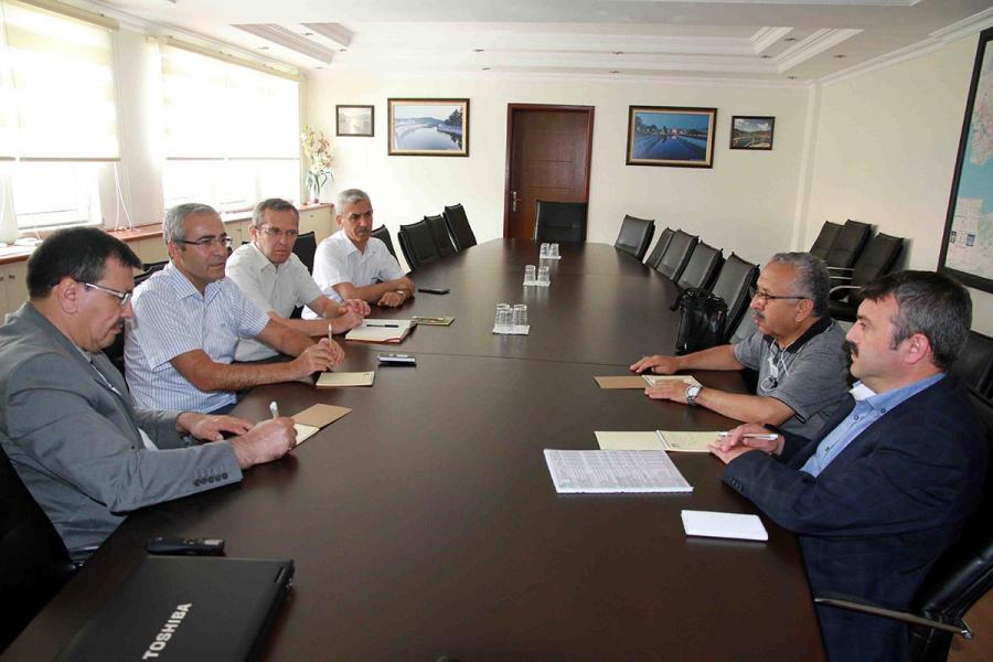 BURSA BÜYÜKŞEHİR BELEDİYESİ İLE BUSKİ YÖNETİCİLERİ PROJELERİ İNCELEDİ