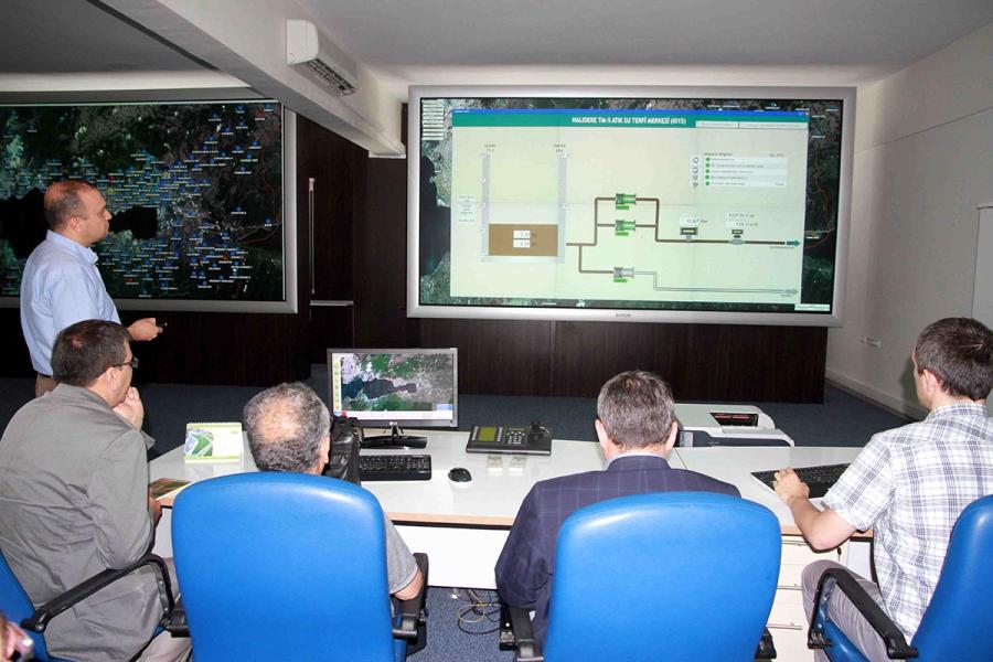 BURSA BÜYÜKŞEHİR BELEDİYESİ İLE BUSKİ YÖNETİCİLERİ PROJELERİ İNCELEDİ