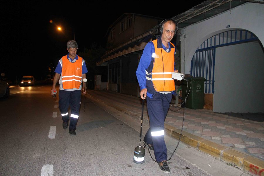 İÇMESUYU FİZİKİ KAÇAKLARI İÇİN GECE TARAMASI YAPILIYOR