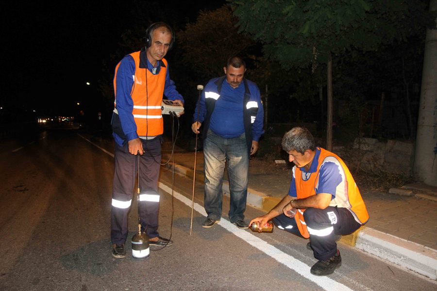 İÇMESUYU FİZİKİ KAÇAKLARI İÇİN GECE TARAMASI YAPILIYOR