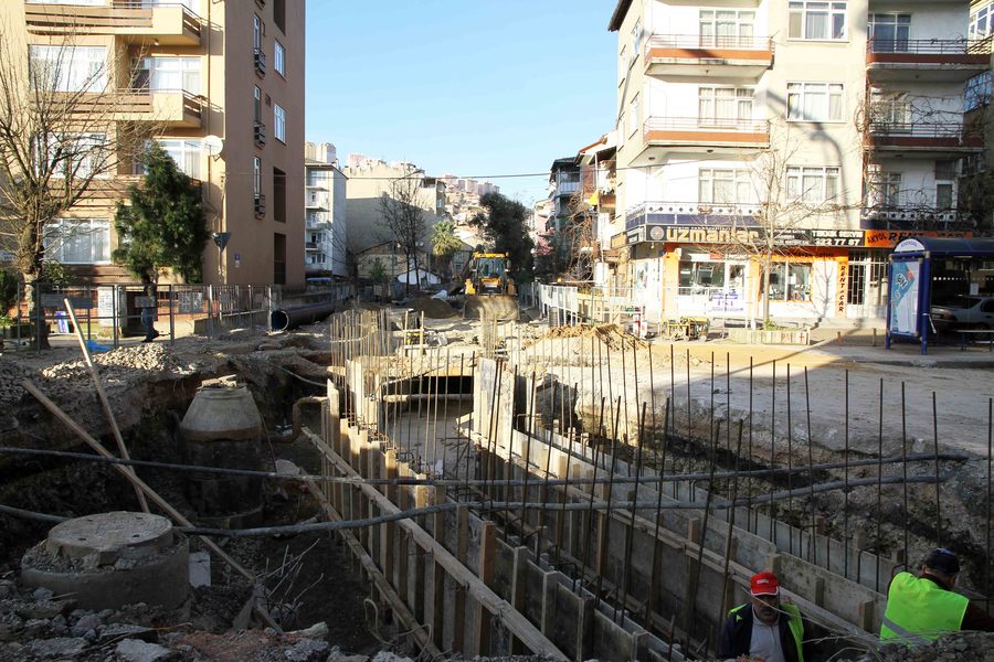 İZMİT KADIKÖY MAHALLESİ’NDE  2,8 KM YAĞMURSUYU VE KANALİZASYON  HATTI