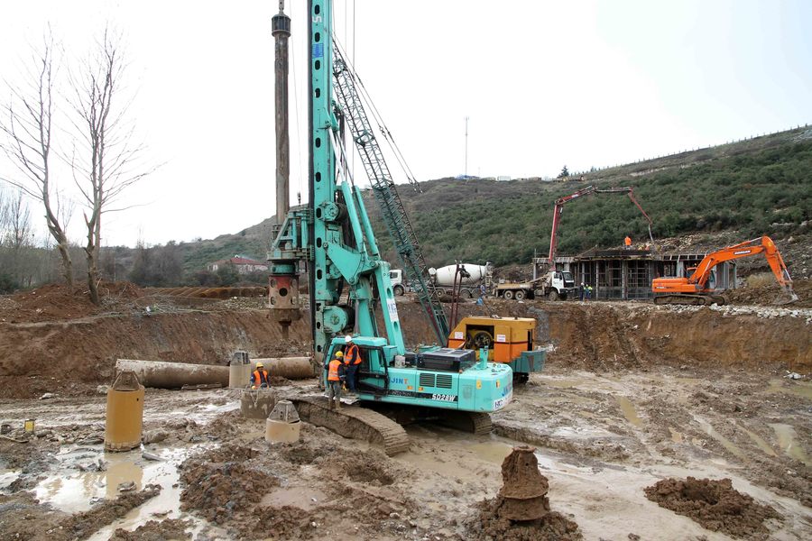 DİLOVASI ARITMA TESİSİ’NDE  FORE KAZIK ÇALIŞMALARI