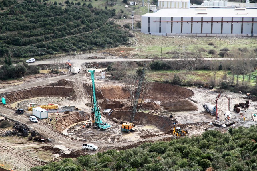 DİLOVASI ARITMA TESİSİ’NDE  FORE KAZIK ÇALIŞMALARI