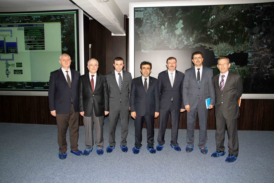 VALİ GÜZELOĞLU’NDAN İSU’YA ZİYARET