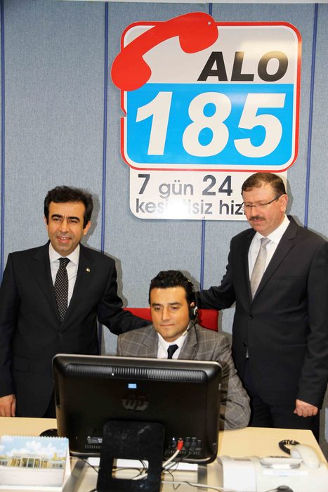 VALİ GÜZELOĞLU’NDAN İSU’YA ZİYARET