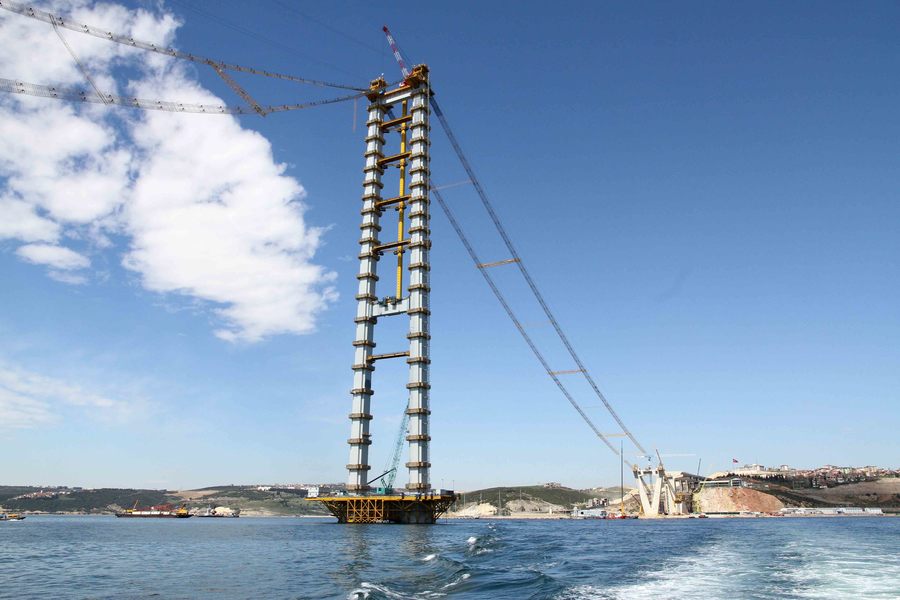 İSU EKİBİ KÖRFEZ GEÇİŞ KÖPRÜSÜNÜ İNCELEDİ