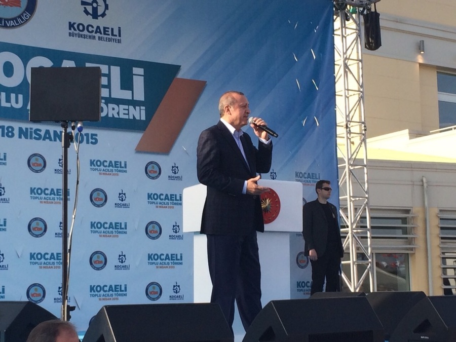 CUMHURBAŞKANI ERDOĞAN;KOCAELİ ŞANINA YAKIŞANI YAPIYOR
