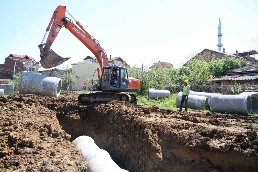KARTEPE UZUNÇİFTLİKTE 3.7 KM YAĞMURSUYU ALTYAPISI