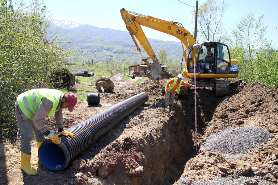 KARTEPE BALABAN, NUSRETİYE VE ŞİRİNSULHİYE’DE 35 KM ALTYAPI