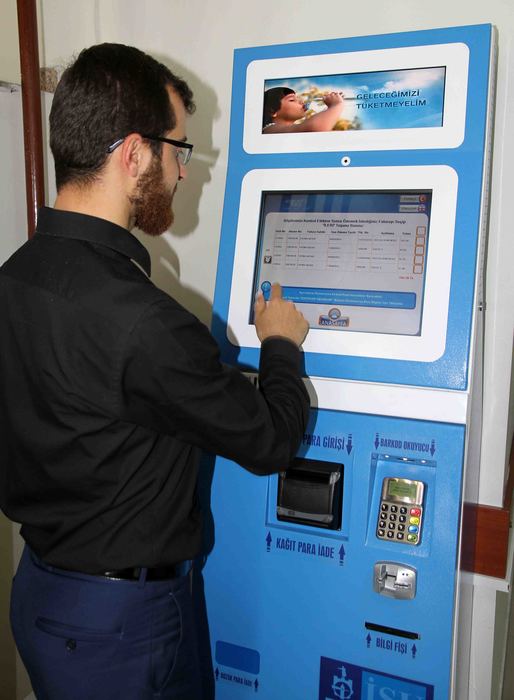 İSU’DAN YENİLİK;TAHSİLAT KİOSKLARI İLE 24 SAAT FATURA ÖDEME