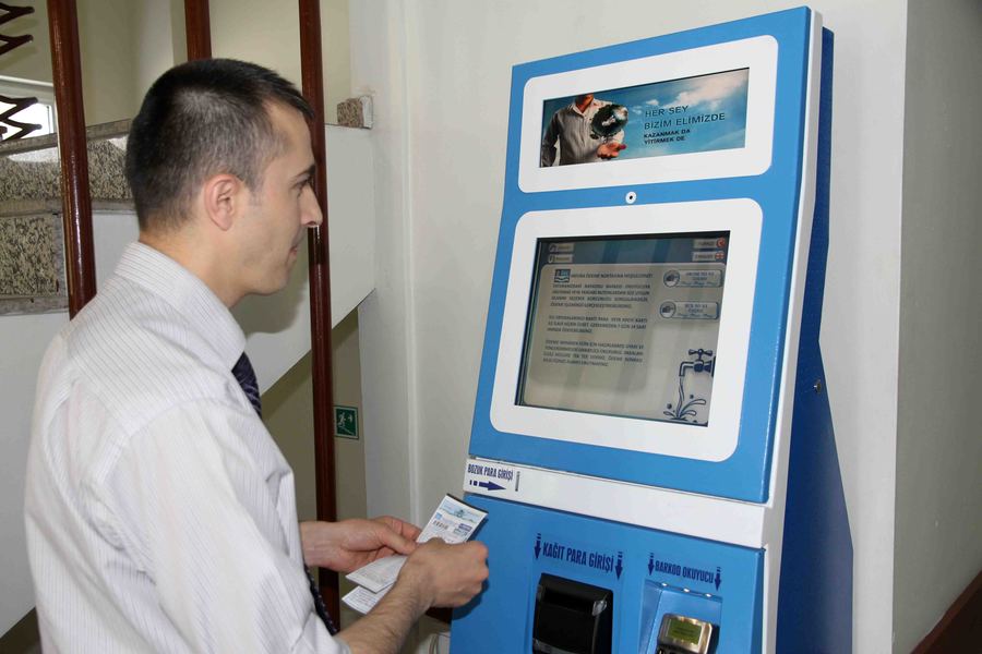 İSU’DAN YENİLİK;TAHSİLAT KİOSKLARI İLE 24 SAAT FATURA ÖDEME
