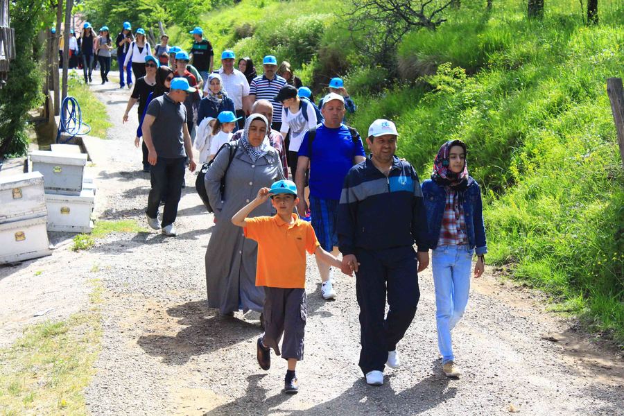 İSU PERSONELİ DOĞA YÜRÜYÜŞÜ YAPTI