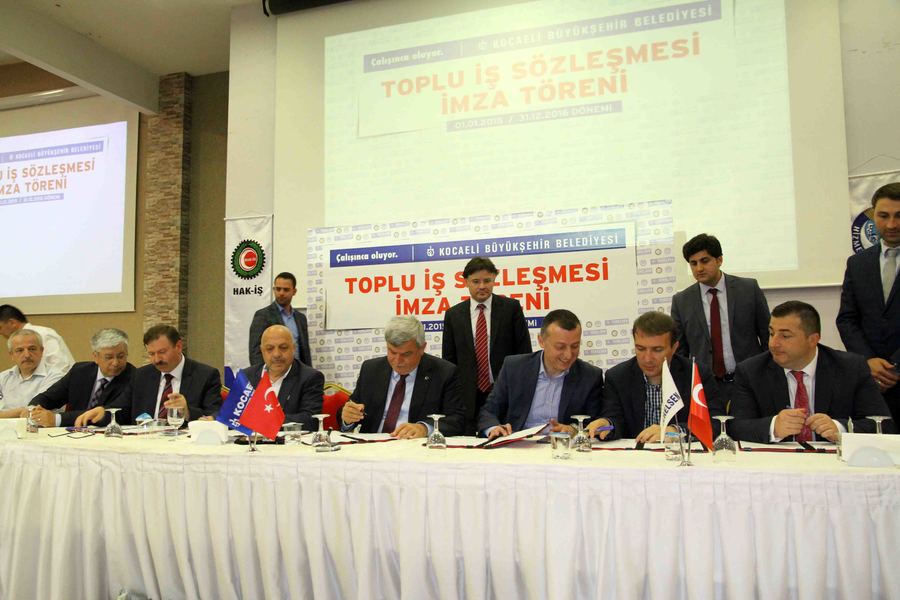 BÜYÜKŞEHİR VE İSU’DA İMZALAR ATILDI