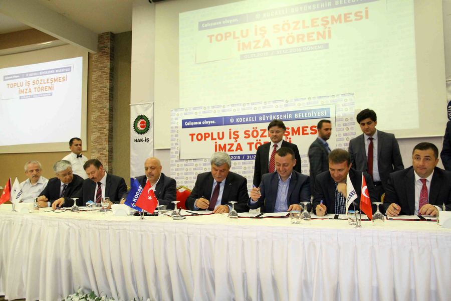 BÜYÜKŞEHİR VE İSU’DA İMZALAR ATILDI