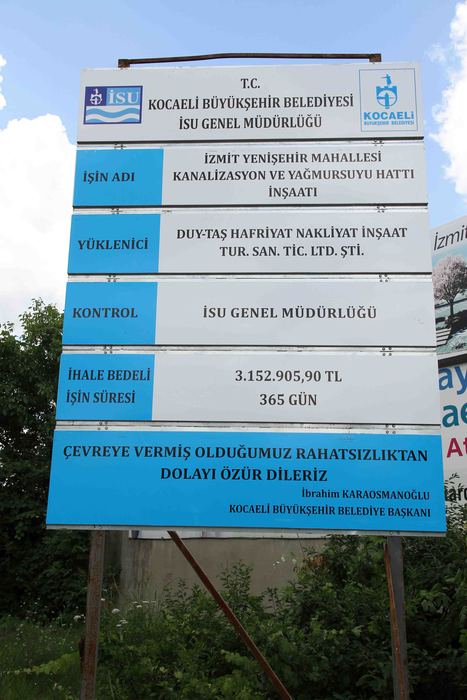 İZMİT YENİŞEHİR MAHALLESİNDE 10 KM ALTYAPI