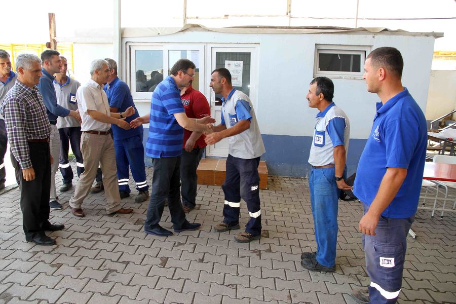 GENEL MÜDÜRÜ İLHAN BAYRAM MERKEZ VE ŞANTİYELERE BAYRAM ZİYARETİ YAPTI