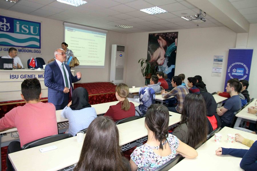 İSU’DA STAJA BAŞLAYAN 70 ÖĞRENCİYE ORYANTASYON EĞİTİMİ VERİLDİ